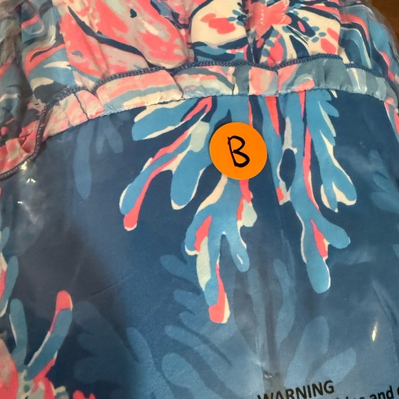 Lilly Pulitzer, 2 Piece Set Croix Top & Deavan Midi Skirt Blue Pink, Size L - Picture 15 of 15